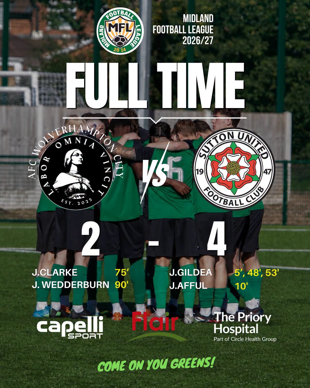 06.10.2026 Vs AFC Wolverhampton City